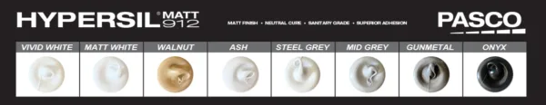 Hypersil_MATT912_colour_chart